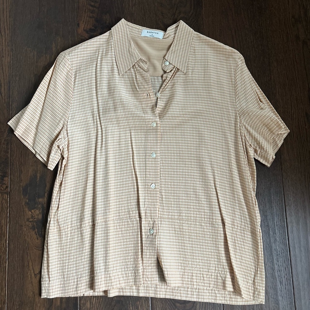 Babaton Wayne Shirt Women’s Size Small Button Up Aritiza - Picture 3 of 7